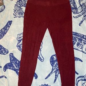 M Maroon Comfy Pants